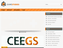 Tablet Screenshot of gamestudies.cz