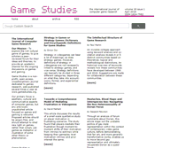 Tablet Screenshot of gamestudies.org